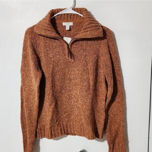 New Charter club Cozy Brown Knit Sweater